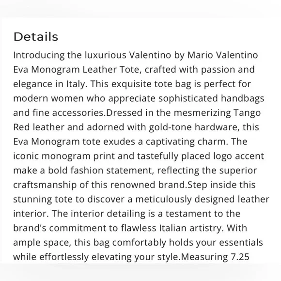 ❤️Valentino Monogram Handbag - Picture 10 of 13